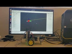 First Test of ROS Implementation of Dead Reckoning and Real-Time Robot Visualization in RViz-