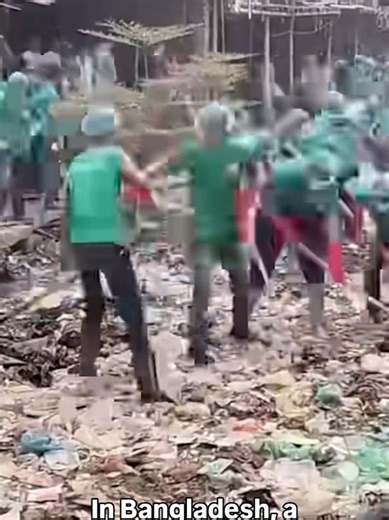 This is what it looks like when a country actually cares about taking care of its environment. In this time-lapse, people from BD Clean, a volunteer organisation, extract all of the litter and pollution from a major river in Dhaka. #bangladesh #environment #news