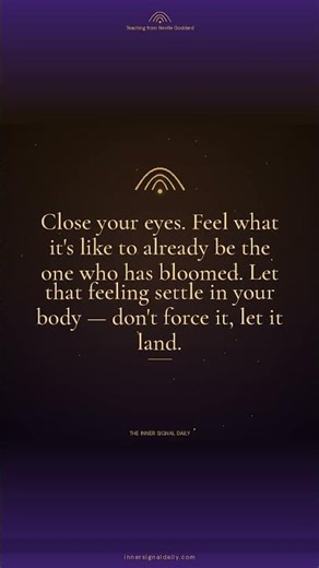 Neville Goddard: Living in the End Morning Visualization Practice