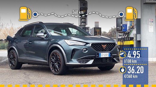 Cupra Formentor ibrida plug-in, la prova dei consumi reali