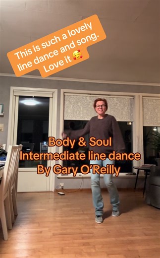 Body & Soul. 48 count, 2 wall Intermediate level line dance. With 1 tag at the end of wall 2. Choreographed by Gary O’Reilly. Music: Chris de Sarandy. Download stepsheet at cobberknob. Life is better when you line dance 🧡 #linedance #linedancer #linedancevideo #linedancersoftiktok