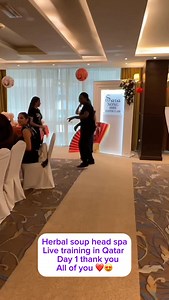 26K views · 19 reactions | Chuanzhi Herbal soup head spa course Live training in Qatar Day 1 Thank you for joining us ❤️ #chineses#herbal#soup#head#spa#live#training #qatar | Chuanzhi wellness beauty techniques | Facebook