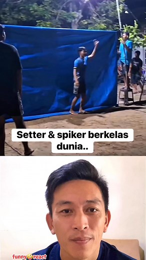 World class setter and spiker😱 #reels #reelsfyp #volleyball #lawak Hiburan Harian | Leo Ariess