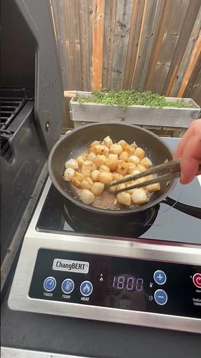 Cooking outdoors with ChangBERT induction cooktop #cooking#easycooking #inductioncooktop