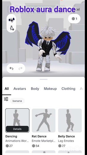 Roblox Aura Dance Emotes #roblox #shorts