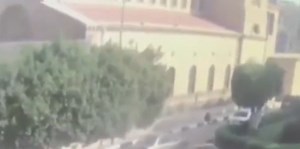 The moment of the bomb explosion in a church in Egypt (Photo/Video)