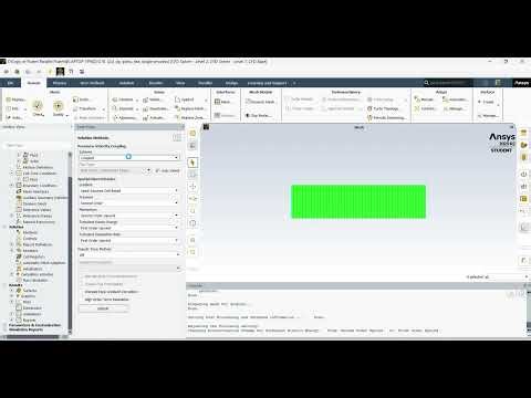 14- k-epsilon Model in ANSYS Fluent | إعداد Turbulent Flow على Mesh 1 خطوة بخطوة