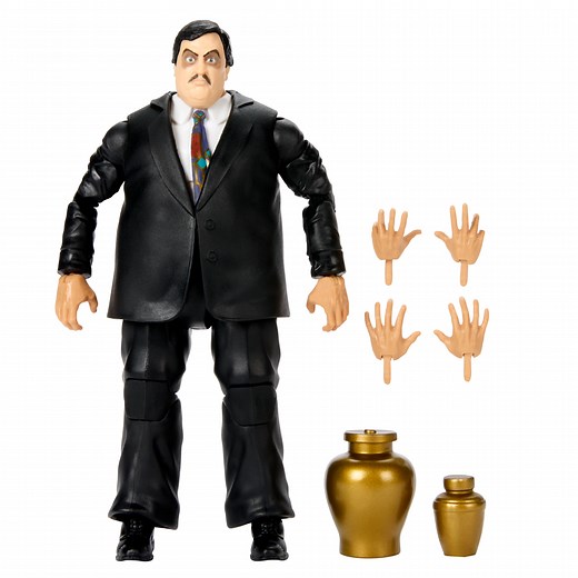 WWE Elite Paul Bearer Action Figure, 6-inch Collectible Superstar with Articulation & Accessories