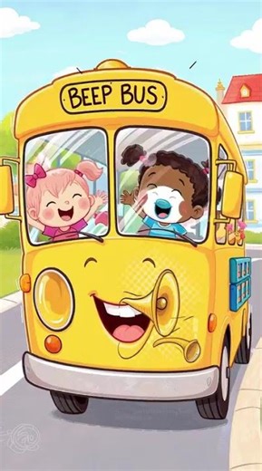 Wheels on the Bus | Nursery Rhymes & Kids Songs | Poo Kids