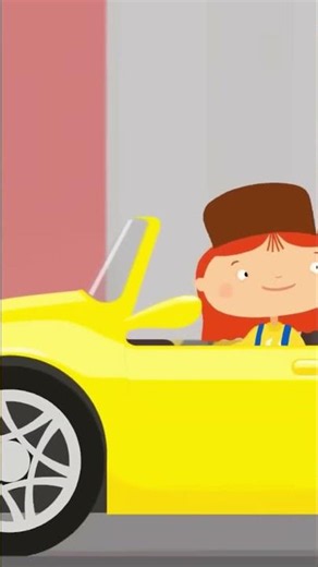 🚗⛽❌ Out of Gas: Where Is the Red Car Going? 🆘 #cartoon