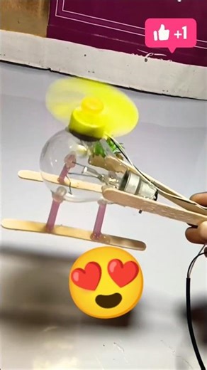 science project for kids helicopter 🚁 #shorts