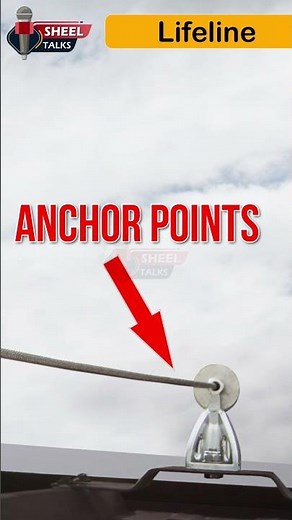 What is safety lifeline ? #safetyfirst #harness #lifeline #anchorpoint