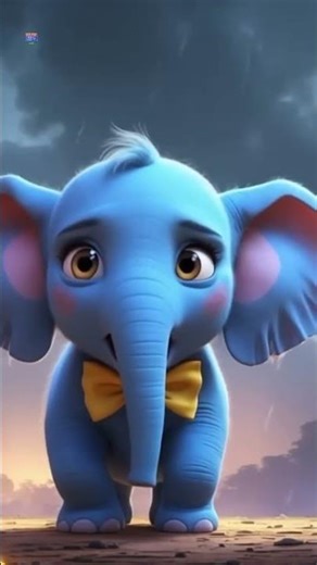 Ek Mota Hathi, एक मोटा हाथी, Elephant Cartoon for Kids #shorts #cartoon #kidsfun #poems #preschool