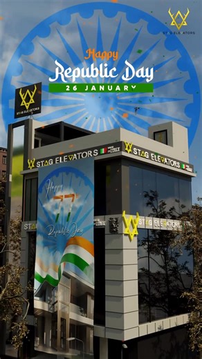 Stag Elevators on Instagram: "🇮🇳 Celebrating the spirit of a strong, progressive India on this 77th Republic Day. At Stag Elevators, we are proud to contribute to a nation that rises higher every day — with safe, certified, and thoughtfully engineered home elevators designed for modern Indian homes. Here’s to innovation, independence, and building a better tomorrow together. Happy 77th Republic Day! 🇮🇳 #StagElevators #HomeElevators #HomeLifts #VillaLifts #ResidentialElevators RepublicDayIndi