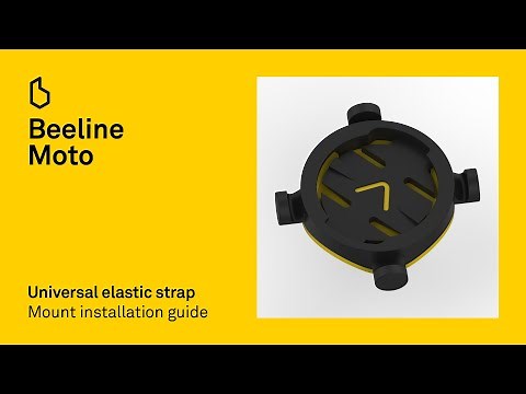 Universal Elastic Strap mount installation guide – Beeline Moto