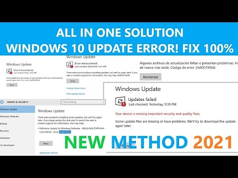 ✔ 5 Ways to Overcome Windows Update Errors on Windows 10 Latest 2021