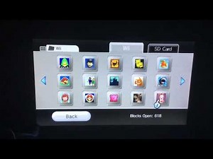 All of my Wii saves on a real Wii