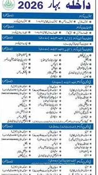 AIOU Spring 2026 Admission Open | Complete Programs List & Subject Detail