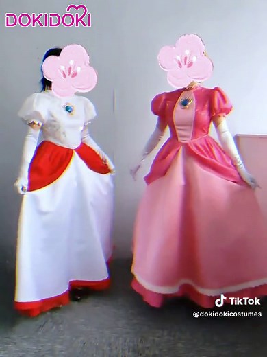 Did you enjoy the Super Mario Bros Movie? 💕 Here is a sneak peak of our Peach costumes! #peach #princesspeach #princesspeachcosplay #supermariobros #supermariobrosmovie