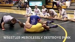 Hot Wrestling Match Between Athletic Boys