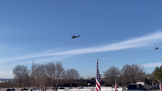 2.6K views | Flyover from the committal ceremony for Capt. Larry Taylor at Chattanooga National Cemetery | National Cemetery Administration (NCA) U.S. Department of Veterans Affairs | Facebook