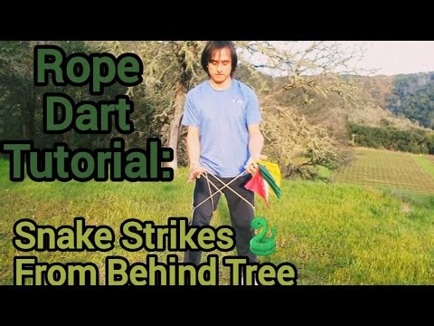 Rope Dart 绳镖 Tutorial (Intermediate) - Snake 🐍 Strikes from Behind Tree