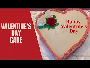 Valentines Day Cake | How to make special valentine's day cake (Heart shaped)