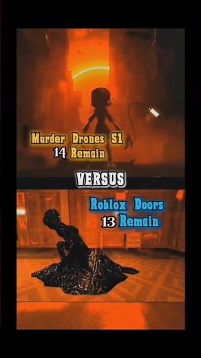 Murder drones vs Roblox Doors eliminated wheel Part 8#shorts