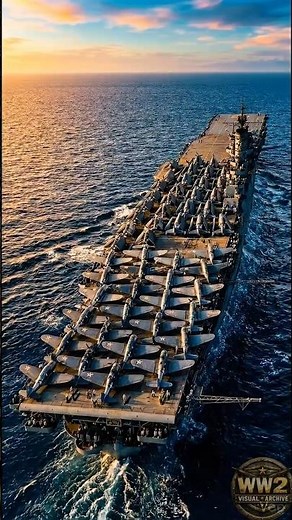 USS Essex (CV‑9) — lead Essex‑class fast carrier of WWII in Colors