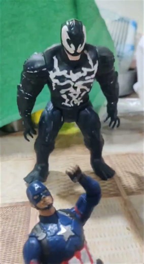 Captain America Stop motion meme sound effects #actionfigures #marvel