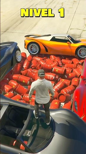 This is what happens if we explode 100 gas tanks in GTA 5 🚨🤔 #gta5 #gtav #shorts