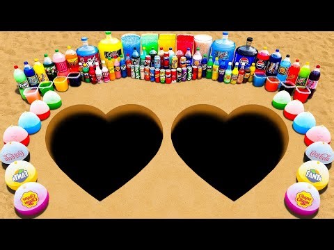 Big Toothpaste Eruption from Two Heart hole, Orbeez, Balloons Fanta, Mtn Dew, Coca Cola and Mentos