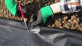 VEVOR Weed Barrier Landscape Fabric 3 ft. x 300 ft. Heavy-Duty Garden Weed Fabric Woven PP Weed Control Fabric Driveway Fabric JBXBZ3300FT3AOCDOV0