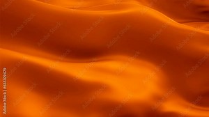 Silk Flag Animation of Neon Orange color background video waving in wind. Realistic Vivid Flag background. Neon Orange color Flag Looping Closeup 1080p Full HD footage. Neon Orange Satin flag Stock Video