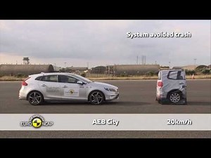 Volvo V40 - Euro NCAP 2013 AEB Test