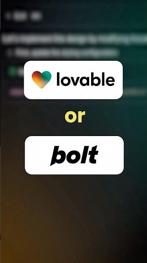 Lovable or Bolt? Which AI tool is best?