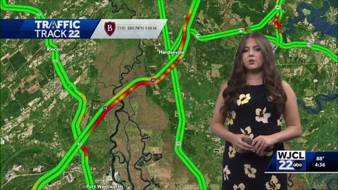 I-95 seeing big backup near Georgia-South Carolina state line