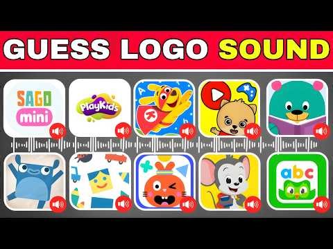 Guess The Educational Kids App Logo Sound 🔊 | Sago Mini, Endless Alphabet, PlayKids | Quiz 2026