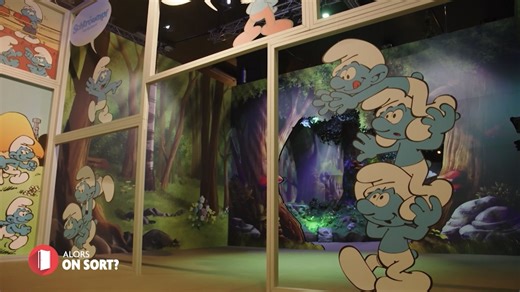 Plongez dans l’univers magique de la Schtroumpf Expérience - RTBF Actus