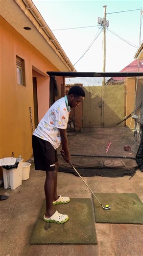 Swing of @saligolfs who has a technically perfect swing today. The second video was the first time he played golf and the first video I saw of him/his swing (2020). He was a natural but could tighten a few things up. I taught him the swing for free in 2021 after he asked for a swing break down. He did the drills every night (without having clubs- only a broom) and now has a perfect swing. For him at this point it is a matter of honing the arc, ball flight and contact which comes with repetition.