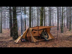 Solo Camping In Heavy Rain Storms Video Compilation