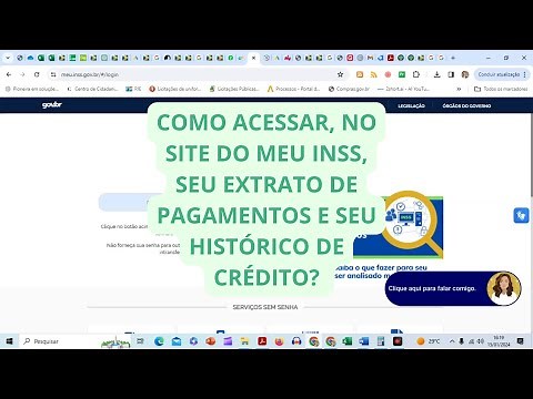 COMO ACESSAR, NO SITE DO MEU INSS, SEU EXTRATO DE PAGAMENTOS E SEU HISTÓRICO DE CRÉDITO