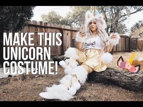DIY Unicorn costume for kids + adults | Easy tutorial