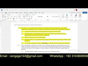 Excel Module 6 SAM Project A | Five Points Group | NP_EX365_6A