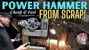 How-To Build a Metal Shaping POWER HAMMER From Scrap Metal / Pull Max /Nibbler With Karl From Make It Kustom - BangShift.com