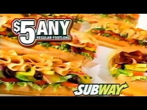 Subway $5 Footlong Commercial | 2009
