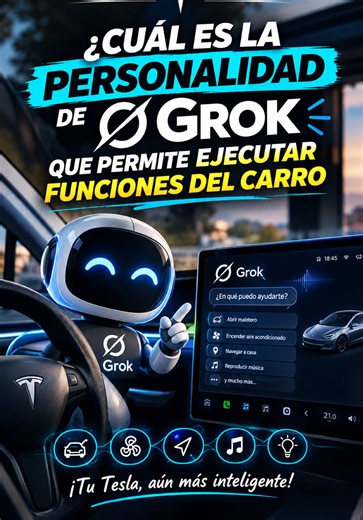 Grok en Tesla: El Truco para Controlar tu Coche con Voz 🚗⚡