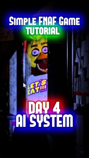 DAY 4 - FNAF AI SYSTEM #roblox #fnaf #tutorial #robloxstudio