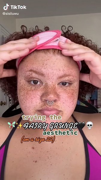 Trying the fairy grunge aesthetic (on a size 22) #fairygrunge #plussize #tryingdifferentaesthetics