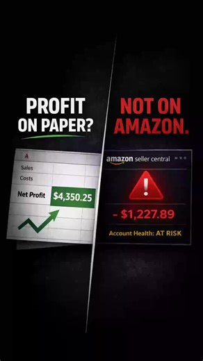 Your spreadsheet says profit. Amazon says no. If the numbers don’t match, your tracking system is costing you money. #Amazon #AmazonFBA #FBA